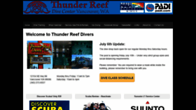 What Thunderreef.com website looked like in 2020 (3 years ago)