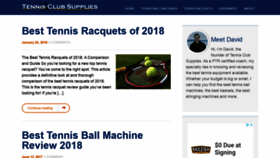 What Tennisclubsupplies.com website looked like in 2020 (3 years ago)