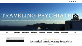 What Travelingpsychiatrist.com website looked like in 2020 (3 years ago)