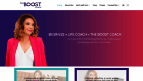 What Theboostcoach.com website looked like in 2020 (3 years ago)