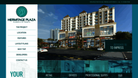 What Thehermitageplaza.com website looked like in 2020 (3 years ago)
