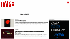 What Typemag.org website looked like in 2020 (3 years ago)