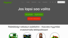 What Toygroup.fi website looked like in 2020 (3 years ago)