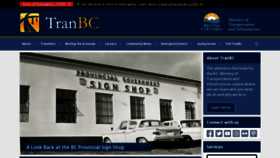 What Tranbc.ca website looked like in 2020 (3 years ago)