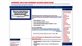 What The-sarkarinaukri.blogspot.com website looked like in 2020 (3 years ago)