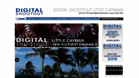 What Thedigitalshootout.com website looked like in 2020 (3 years ago)