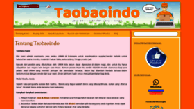 What Taobaoindo.com website looked like in 2020 (3 years ago)