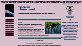 What Troisanges.com website looked like in 2020 (3 years ago)