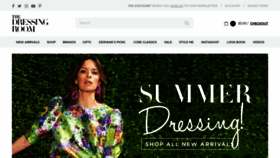 What The-dressingroom.com website looked like in 2020 (3 years ago)