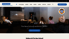 What Thenewschool.nl website looked like in 2020 (4 years ago)