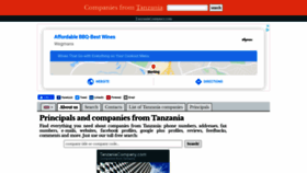 What Tanzaniacompany.com website looked like in 2020 (3 years ago)