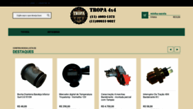 What Tropa4x4.com.br website looked like in 2020 (3 years ago)