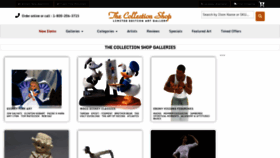 What Thecollectionshop.com website looked like in 2020 (3 years ago)