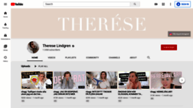 What Thereselindgren.se website looked like in 2020 (3 years ago)