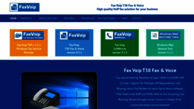What T38faxvoip.com website looked like in 2020 (3 years ago)