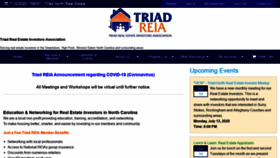 What Triadreia.org website looked like in 2020 (3 years ago)