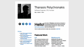 What Thanpol.as website looked like in 2020 (3 years ago)