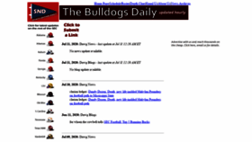 What Thebulldogsdaily.com website looked like in 2020 (3 years ago)