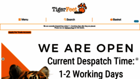 What Tigerfeetparty.com website looked like in 2020 (3 years ago)