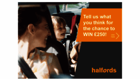What Tellhalfords.com website looked like in 2020 (3 years ago)