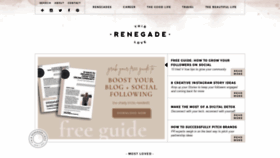 What Thisrenegadelove.com website looked like in 2020 (3 years ago)