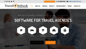 What Travel4softech.com website looked like in 2020 (3 years ago)