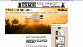 What Trauer.main-netz.de website looked like in 2020 (3 years ago)