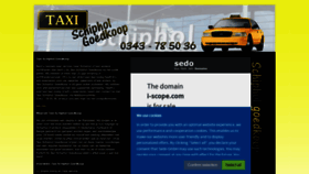 What Taxi-schiphol-goedkoop.nl website looked like in 2020 (3 years ago)