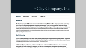 What Theclayco.com website looked like in 2020 (3 years ago)