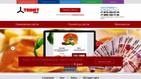 What Trinet.ru website looked like in 2020 (3 years ago)