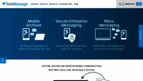 What Telemessage.com website looked like in 2020 (3 years ago)