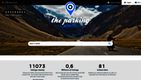 What Theparking-motorcycle.eu website looked like in 2020 (3 years ago)