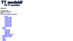 What Ttmodelar.eu website looked like in 2020 (3 years ago)