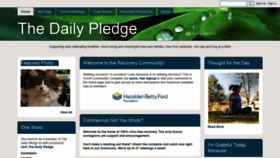 What Thedailypledge.org website looked like in 2020 (3 years ago)