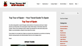 What Top-tour-of-spain.com website looked like in 2020 (3 years ago)