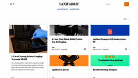 What Taxifabric.org website looked like in 2020 (3 years ago)