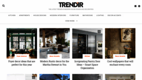 What Trendir.com website looked like in 2020 (3 years ago)