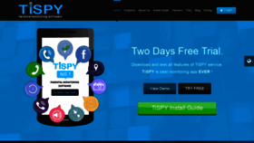 What Tispy.net website looked like in 2020 (3 years ago)