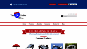 What Theusatrailerstore.com website looked like in 2020 (3 years ago)