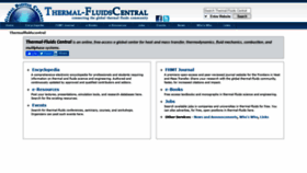 What Thermalfluidscentral.com website looked like in 2020 (3 years ago)