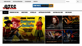 What Tucineclasico.es website looked like in 2020 (5 years ago)