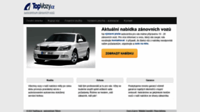 What Topvozy.cz website looked like in 2020 (3 years ago)