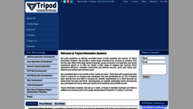 What Tripodinfosystem.com website looked like in 2020 (3 years ago)