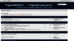 What Tiger800.fr website looked like in 2020 (3 years ago)