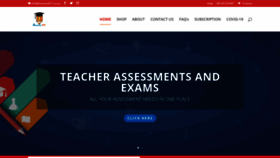 What Teachers.assessment911.co.za website looked like in 2020 (3 years ago)