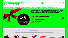 What Tischtennis-billiger.de website looked like in 2020 (3 years ago)
