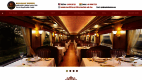 What Themaharajatrain.com website looked like in 2020 (3 years ago)