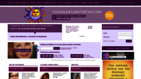 What Todoslostarotistas.com website looked like in 2020 (3 years ago)