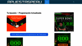 What Teapuesto-pdf.pe website looked like in 2020 (3 years ago)