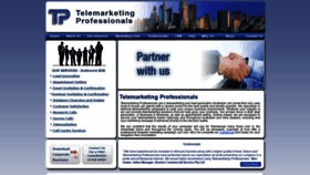 What Telemarketingprofessionals.com.au website looked like in 2020 (3 years ago)